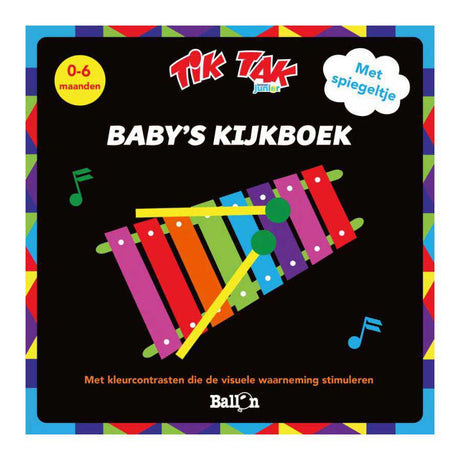Tic tac éditeur standard - livre de visualisation pour bébé 0-6 mois