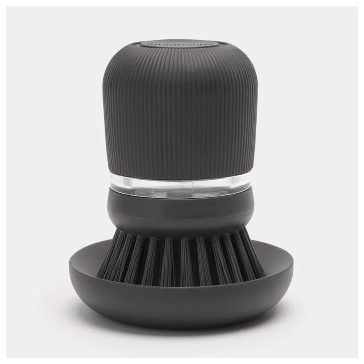 Brosse à vaisselle pour évier Brabantia - avec distributeur de savon - gris foncé