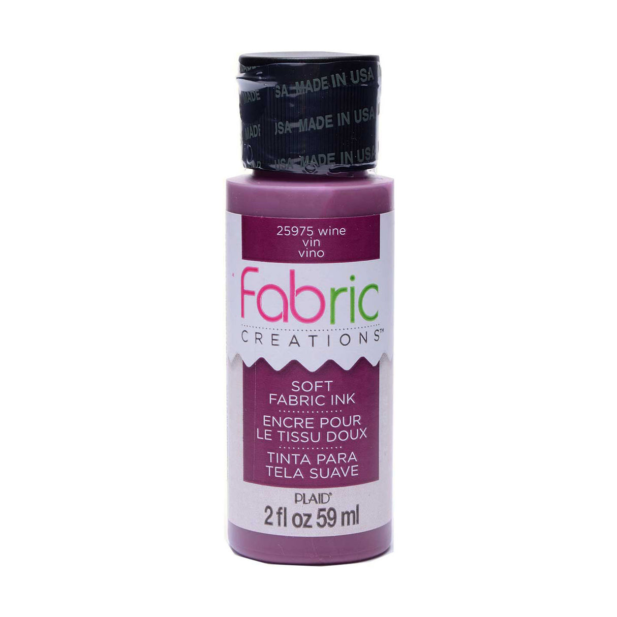 Créations tissus • encre textile douce 59ml vin