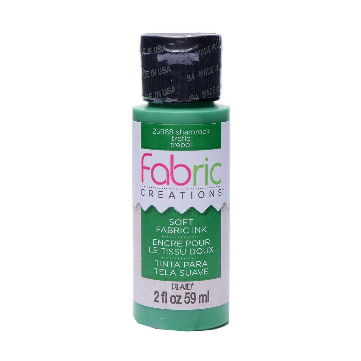Créations tissus • encre textile douce 59ml trèfle