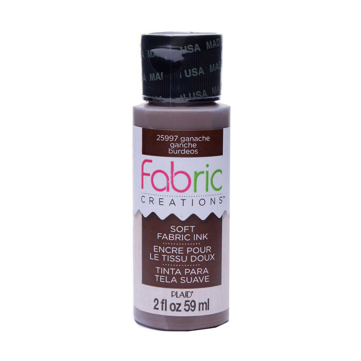 Créations tissus • encre textile douce ganache 59ml