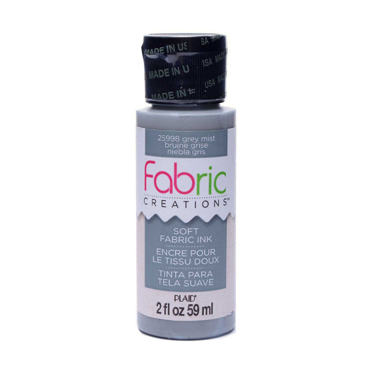 Créations tissus • encre textile douce 59ml brume grise