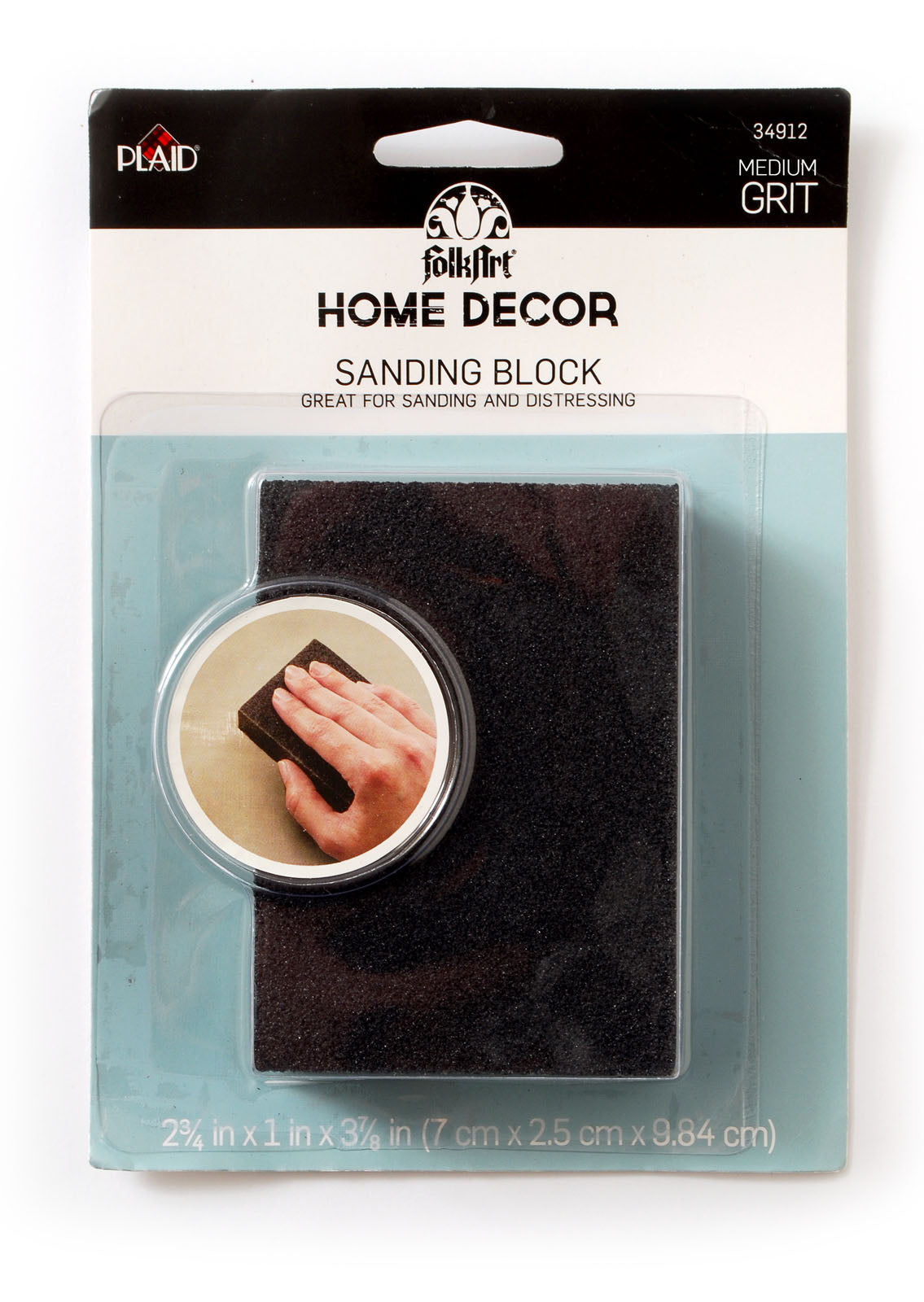 Folkart • bloc de mousse de ponçage pour décoration intérieure