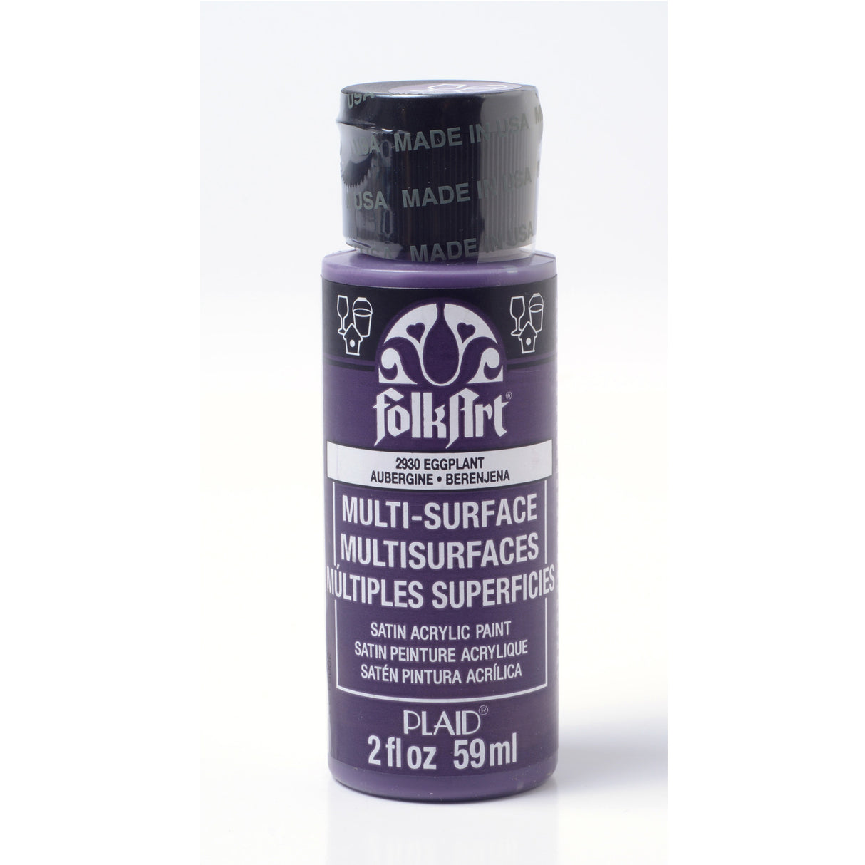 Folkart • aubergine multi-surfaces 59ml