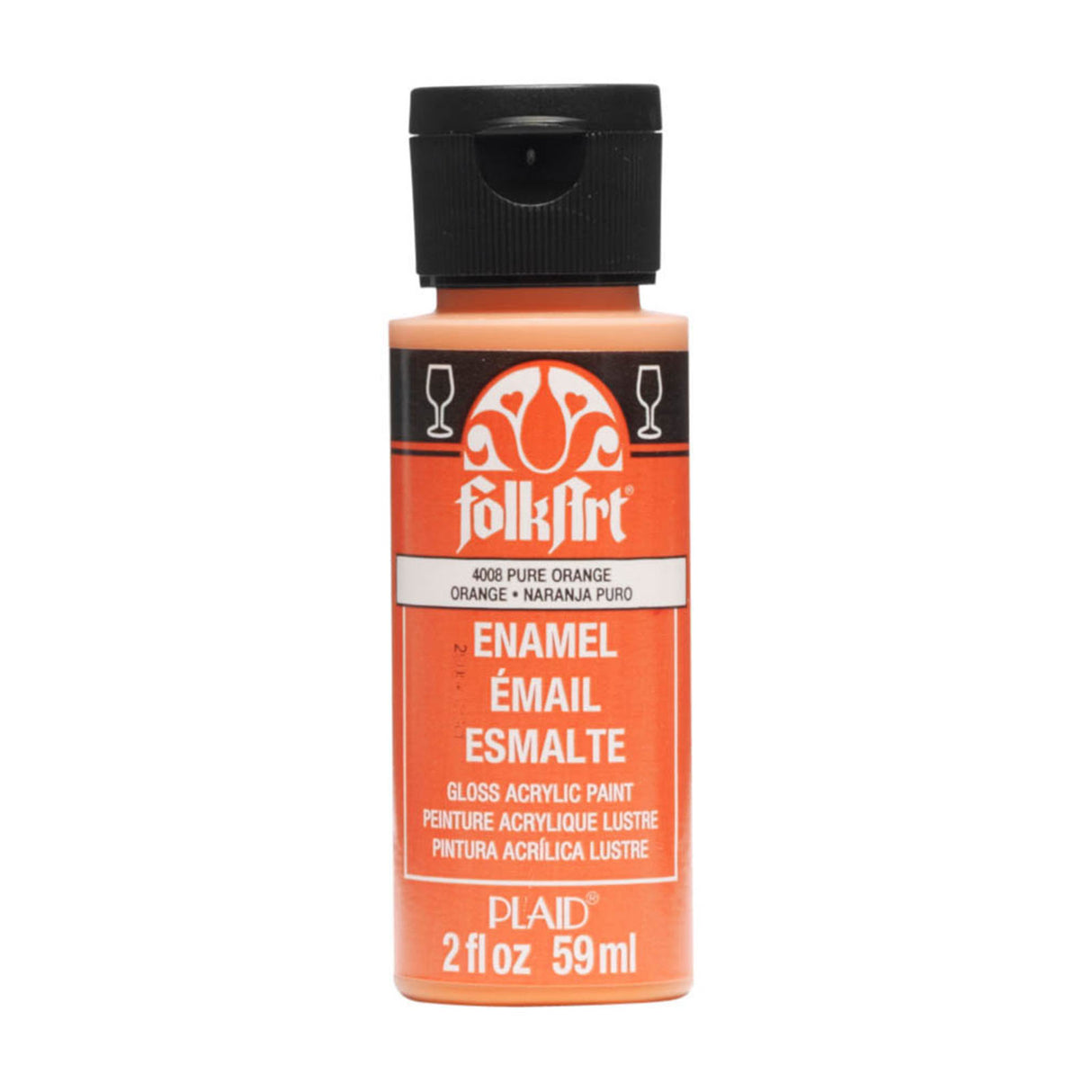 Folkart • émail 59ml orange pur