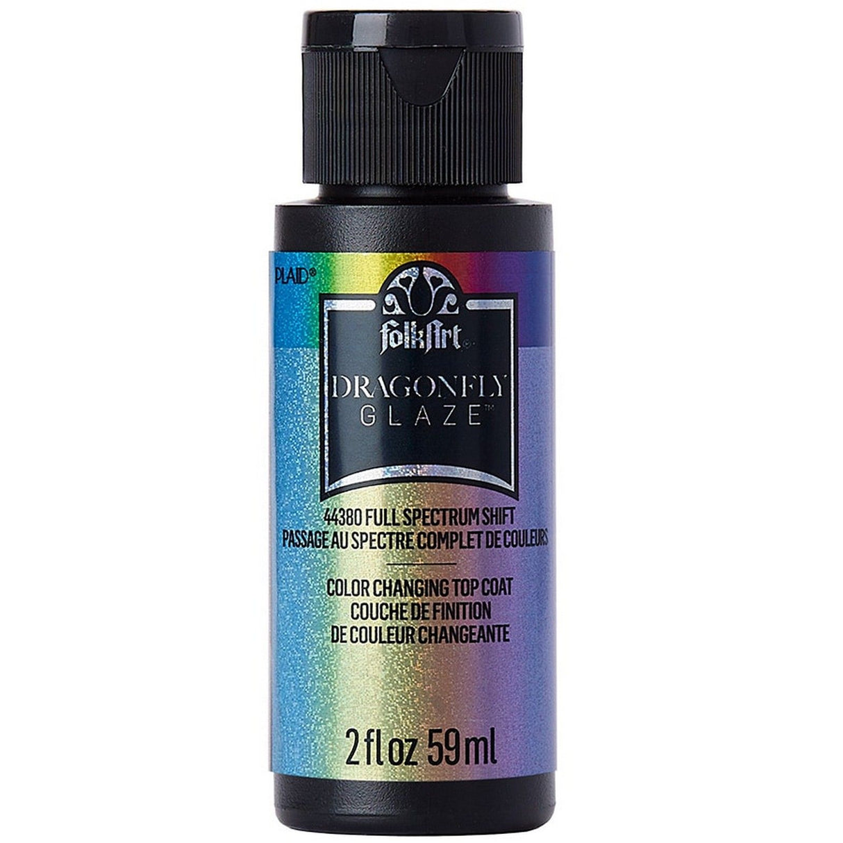 Folkart • Glaçage libellule doré-rouge-violet 59 ml
