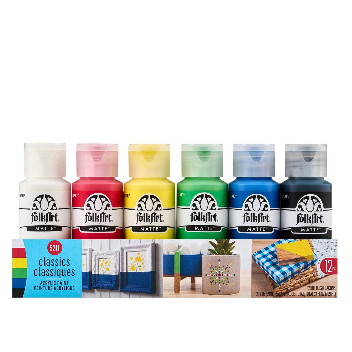Art populaire • sets de peinture classiques 12x