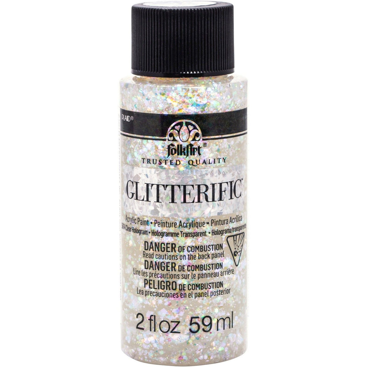 Folkart • couleurs scintillantes hologramme transparent 59 ml
