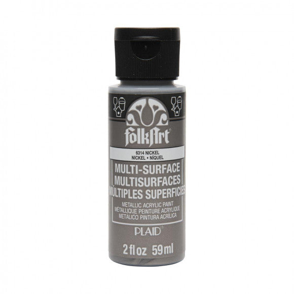 Folkart • nickel métallique multi-surfaces 59ml