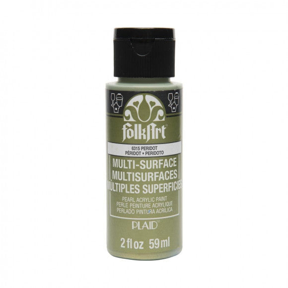 Folkart • péridot perlé multi-surfaces 59ml