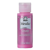 Folkart • peinture acrylique métallisée rose 59ml
