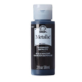 Folkart • peinture acrylique métallisée sequin noir 59ml