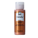 Folkart • peinture acrylique métallisée bronze massif 59ml