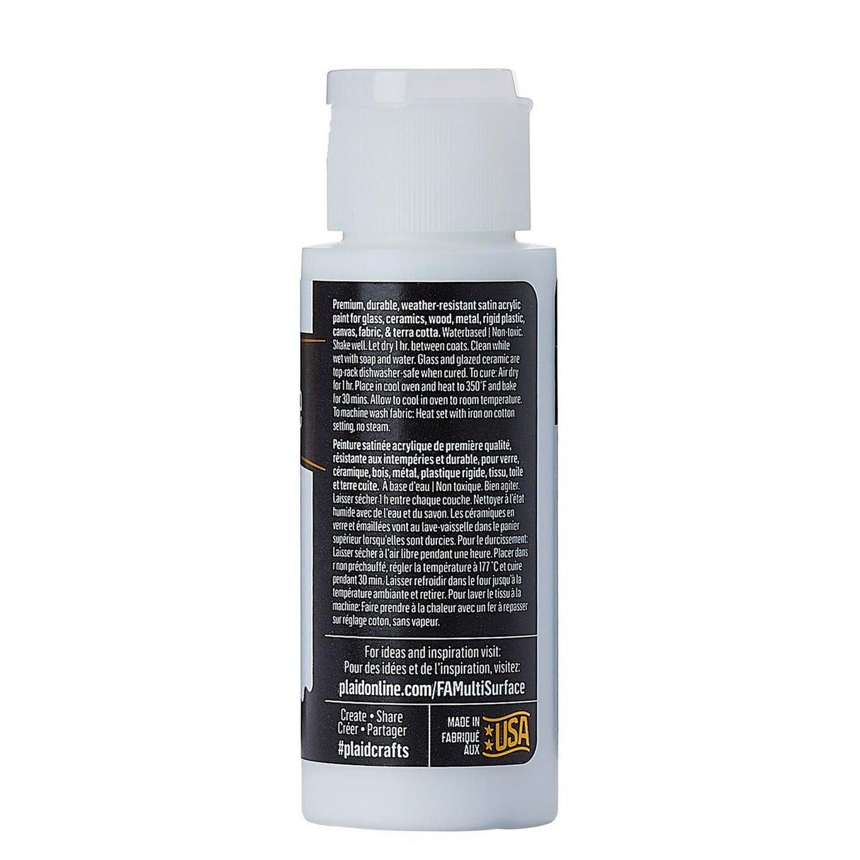 Folkart • Blanc cottage satiné multi-surfaces 59ml