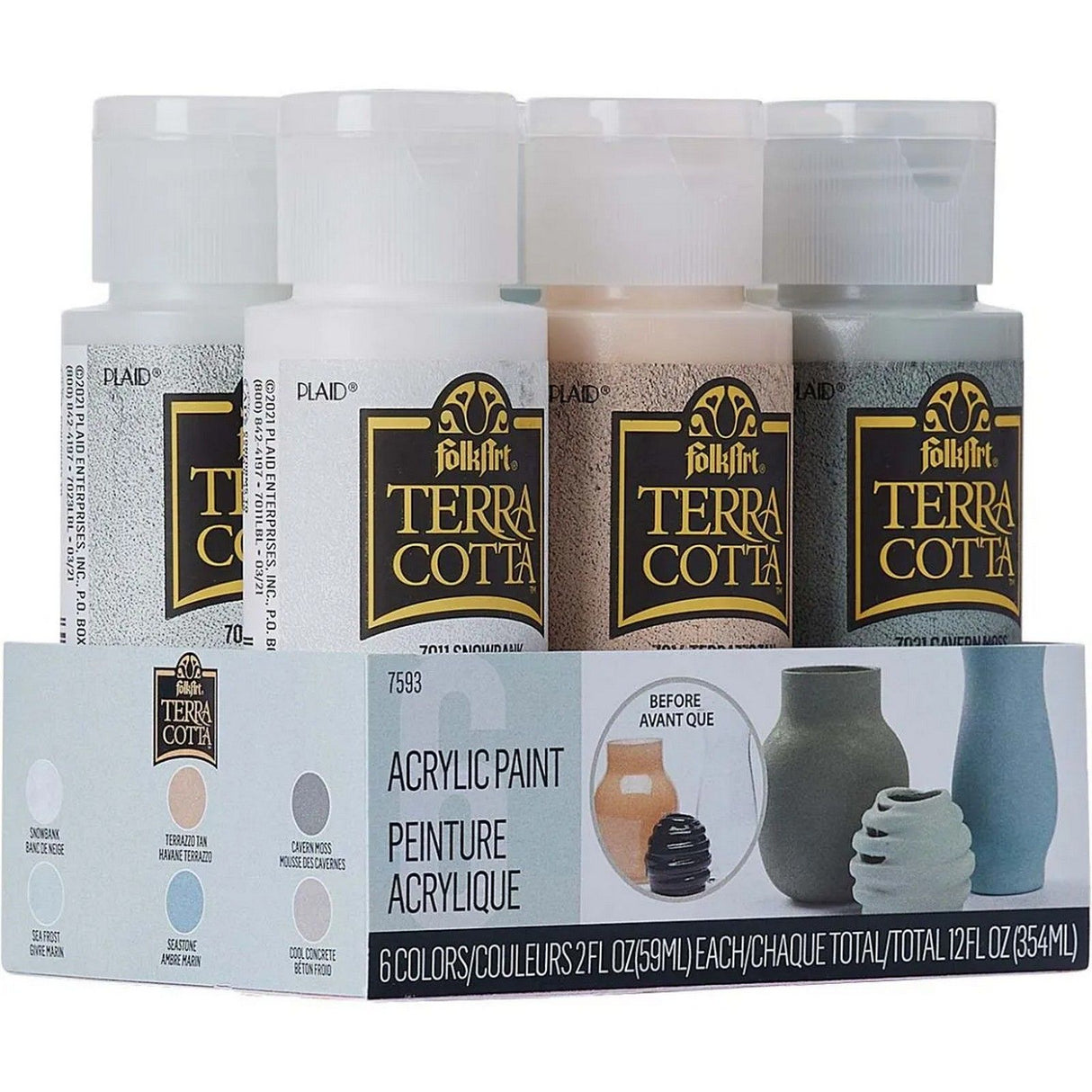 Folkart • sets de peinture terre cuite désert chic 6x