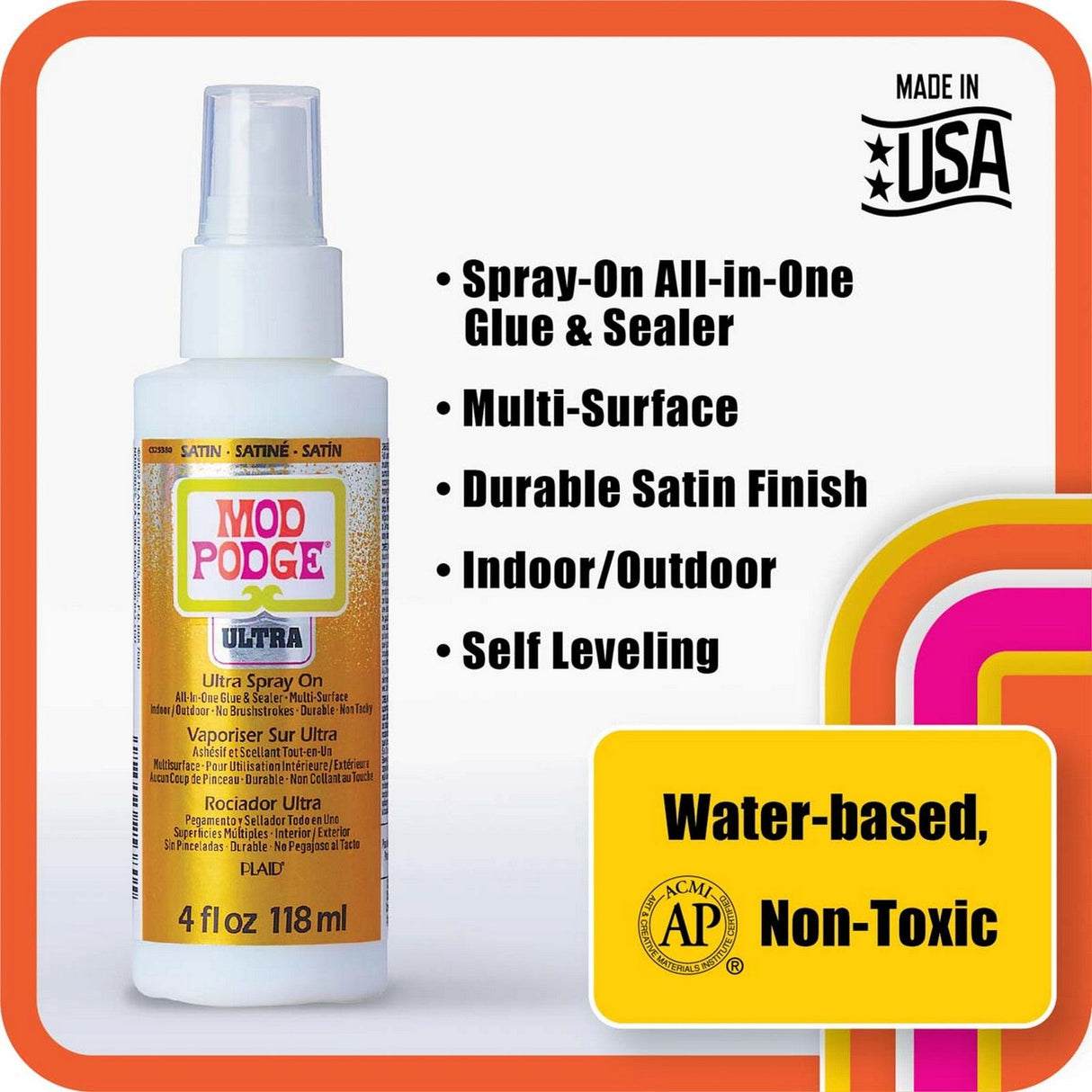 Mod podge • ultra spray satiné