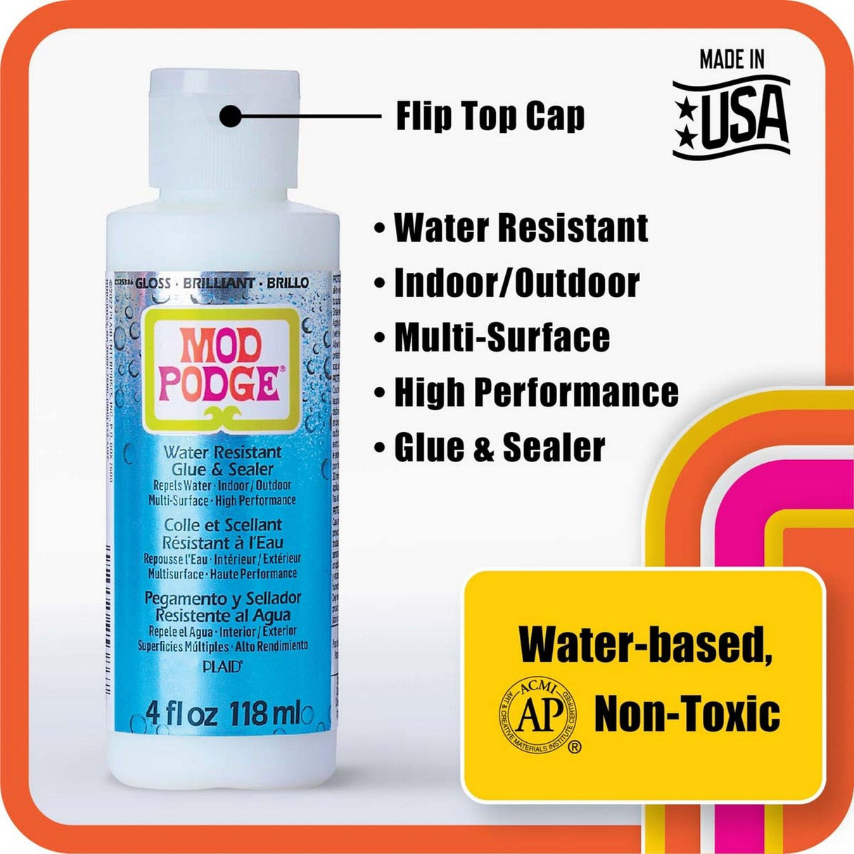 Mod podge • scellant à colle résistant à l'eau