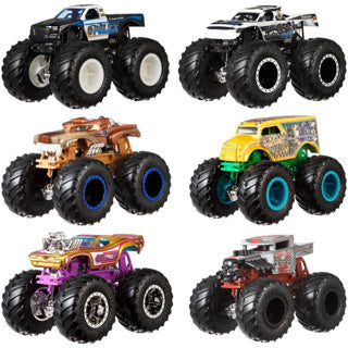 Mattel Hot Wheels Monster Trucks 1:64 Lot de 2 assortis | 4 pièces