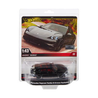 Hot Wheels Premium Porsche Taycan Turbo S Cross Turismo - Véhicule jouet