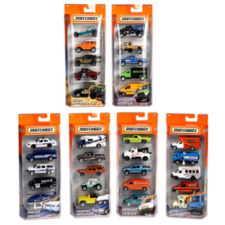 Matchbox Mattel Véhicules 5 pièces assorties
