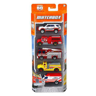 Matchbox Mattel Véhicules 5 pièces assorties