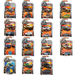 Mattel Jurassic World Matchbox Diecast Collection (Legacy Movie) Assortiment