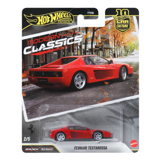 Culture automobile haut de gamme Hot Wheels - Ferrari Testarossa