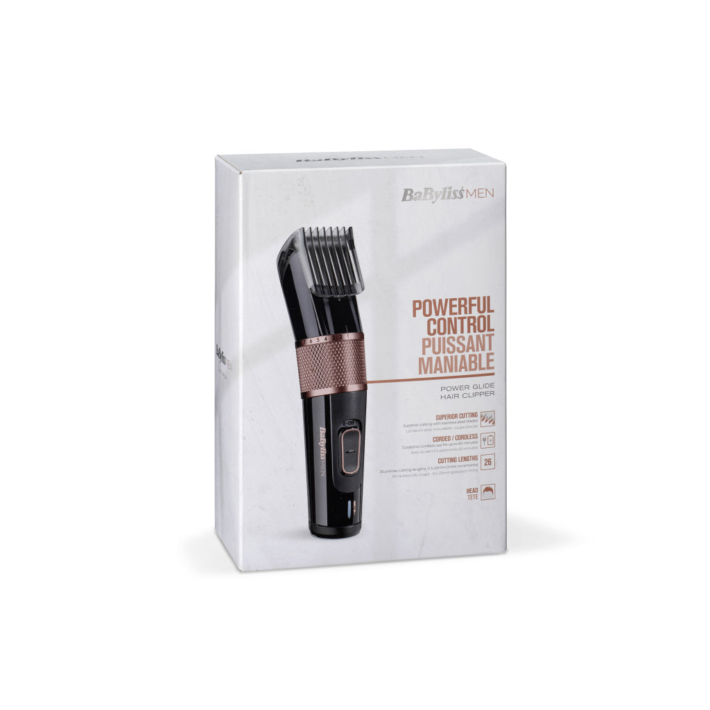 Babyliss e974e tondeuse à cheveux à contrôle puissant noir rosé eacute;