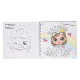 Mondikaart livre d'autocollants et de modèles J'aime les princesses
