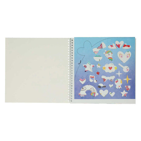 Mondikaart autocollant et modèle livre J'aime les animaux