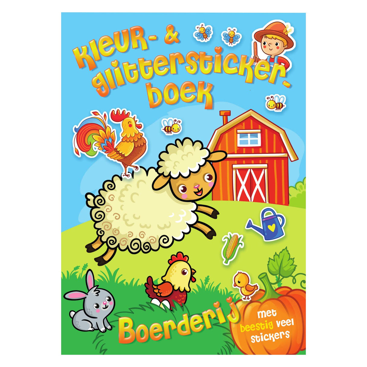 Faarf glänzend Sticker Book Farm