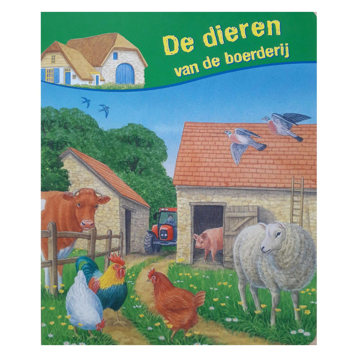 Libro de cartón de Dieren van de Boerderij