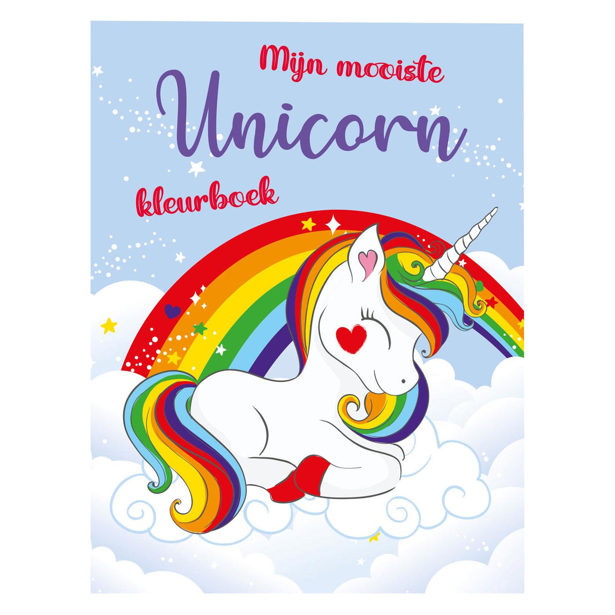 Mäi schéinsten Unicorn Coloring Buch, 48pag.