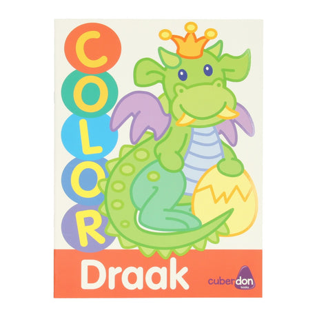 Mondaarten Dikke Ligne Colorbook Color - Dragon
