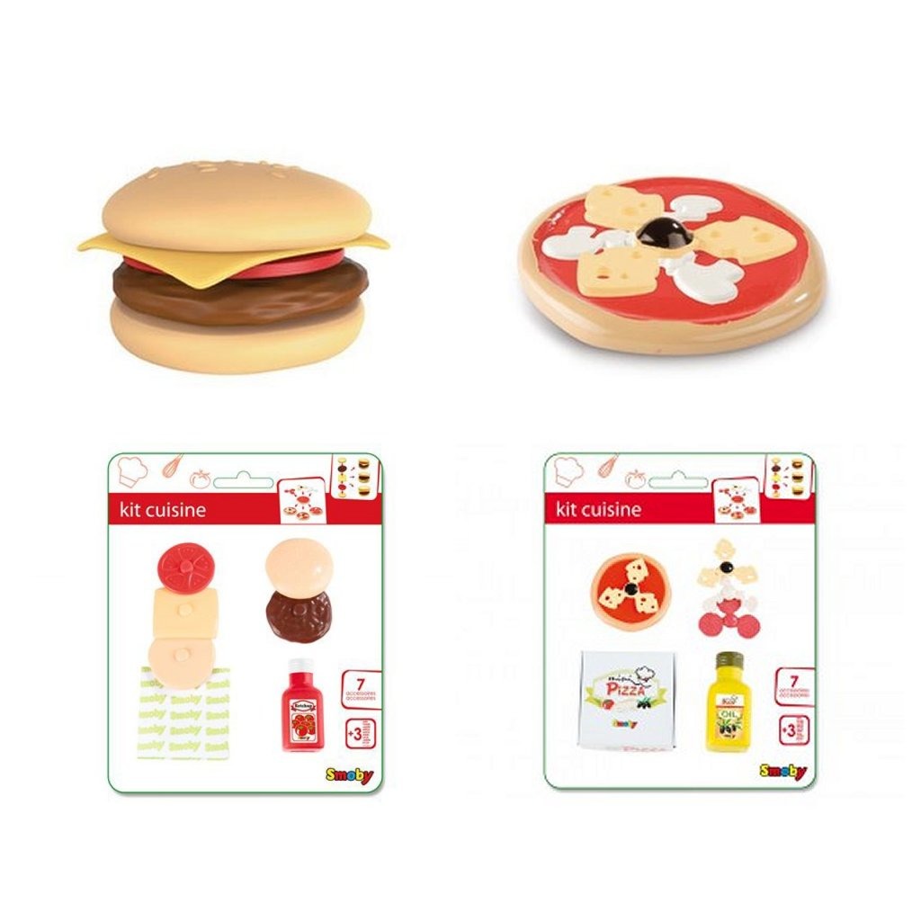 Smoby Pizza Hamburger Set different versions