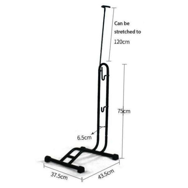 Support de rangement Edge position L pour 1 vélo