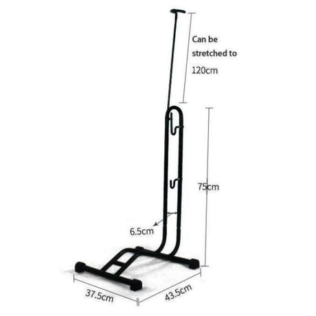 Standard de stockage de bord L pour 1 vélo