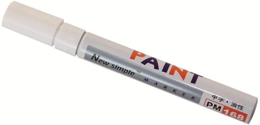 Stylo de marquage de pneu Hp, couverture complète blanche