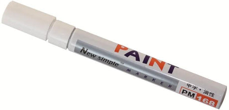 Stylo de marquage de pneu Hp, couverture complète blanche