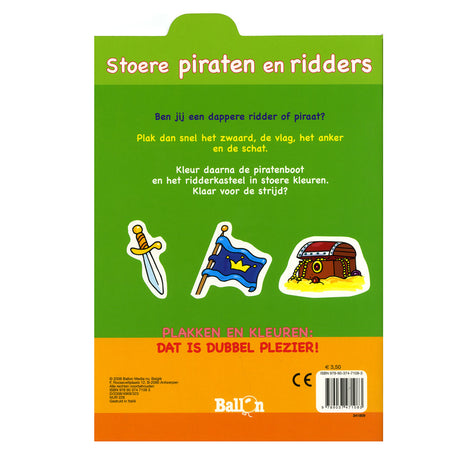 Pâte et couleur d'éditeur standard - pirates et chevaliers sympas, 4-6 ans