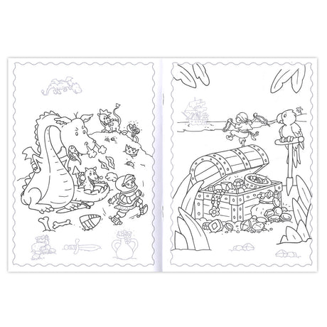 Pâte et couleur d'éditeur standard - pirates et chevaliers sympas, 4-6 ans