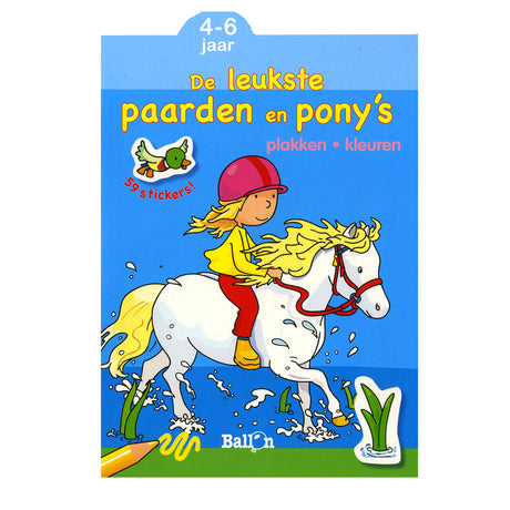 Pâte et couleur éditeur standard - les plus beaux chevaux et poneys, 4-6 ans