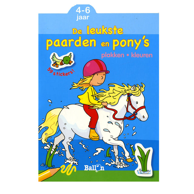 Pâte et couleur éditeur standard - les plus beaux chevaux et poneys, 4-6 ans