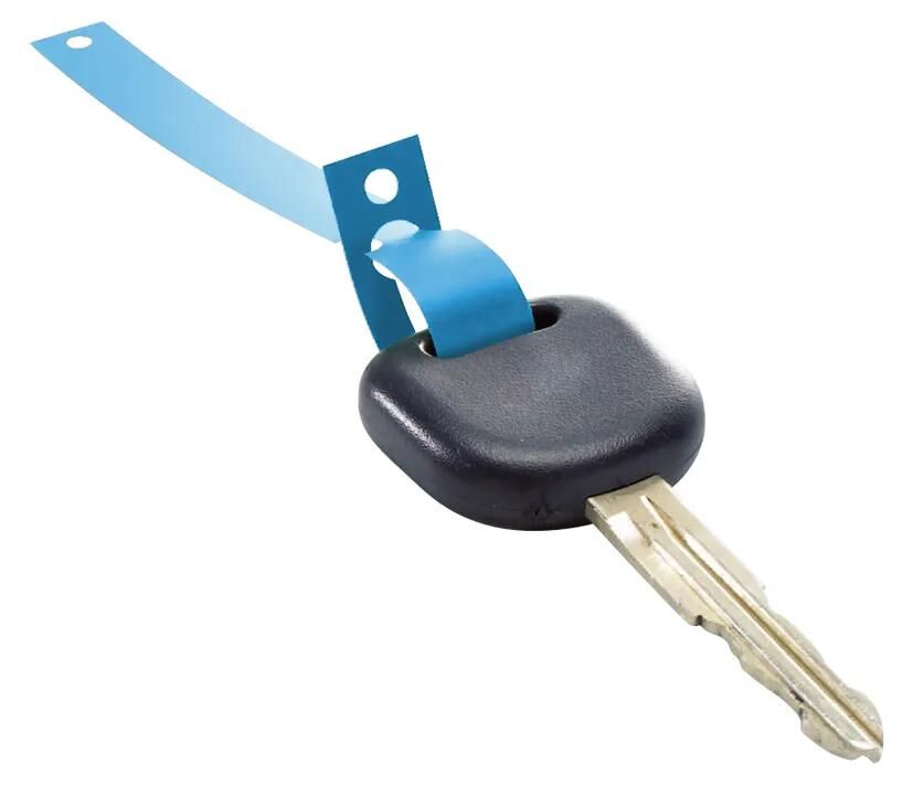 Eichner porte-clés porte-clés bleu 1000 pcs sur rouleau