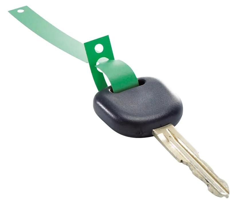 Eichner porte-clés porte-clés vert 1000 pcs sur rouleau