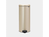 Brabantia poubelle à pédale 30l or métallisé