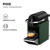 Krups krups xn3063 nespresso pixie koffiecupmachine donkergroen zwart