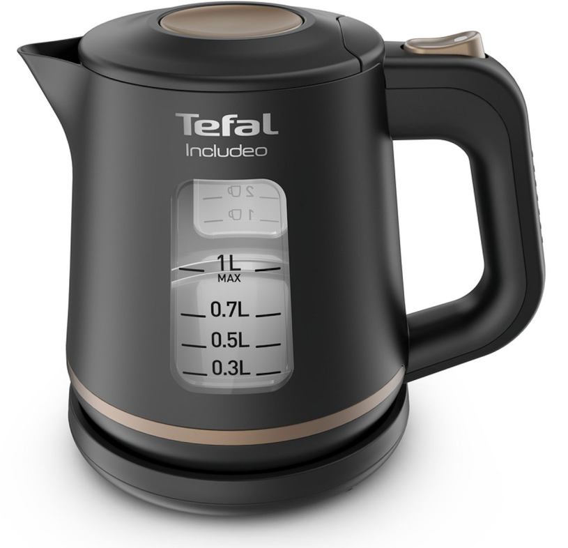 Tefal bouilloire includeo 1 litre 2400w sans fil noir