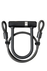 Axa Antivol U Newton mini pro + câble 100 10 - noir