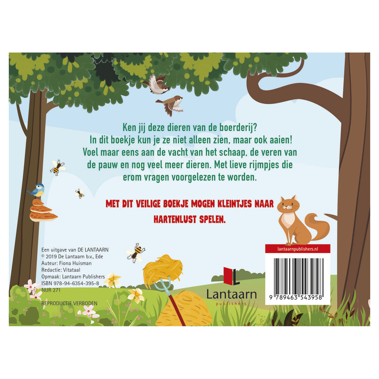 Livre sur l'aspect et la convivialité des animaux de la ferme | 2 pièces